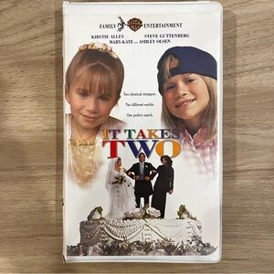 Warner Bros. It Takes Two VHS Mary Kate & Ashley Olson Y2K Girlhood Nostalgia